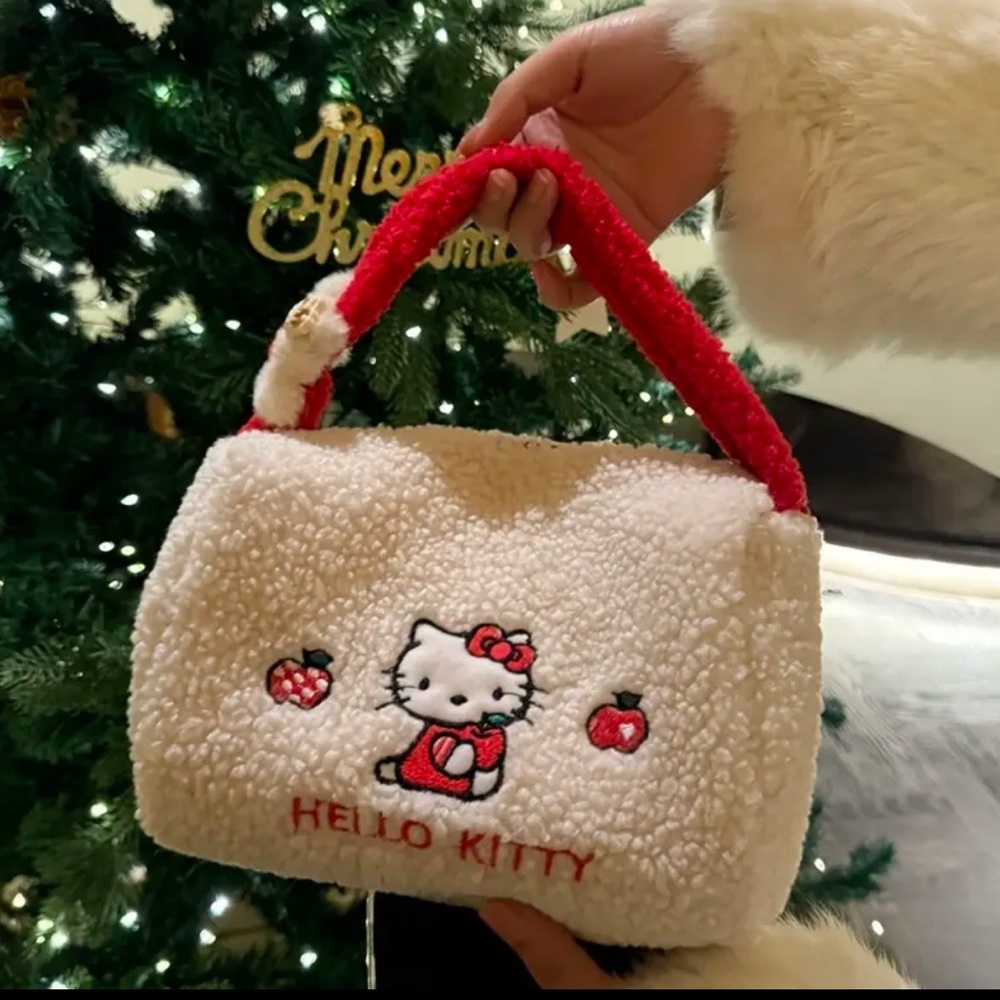 Brand New Hello Kitty Plush Handbag